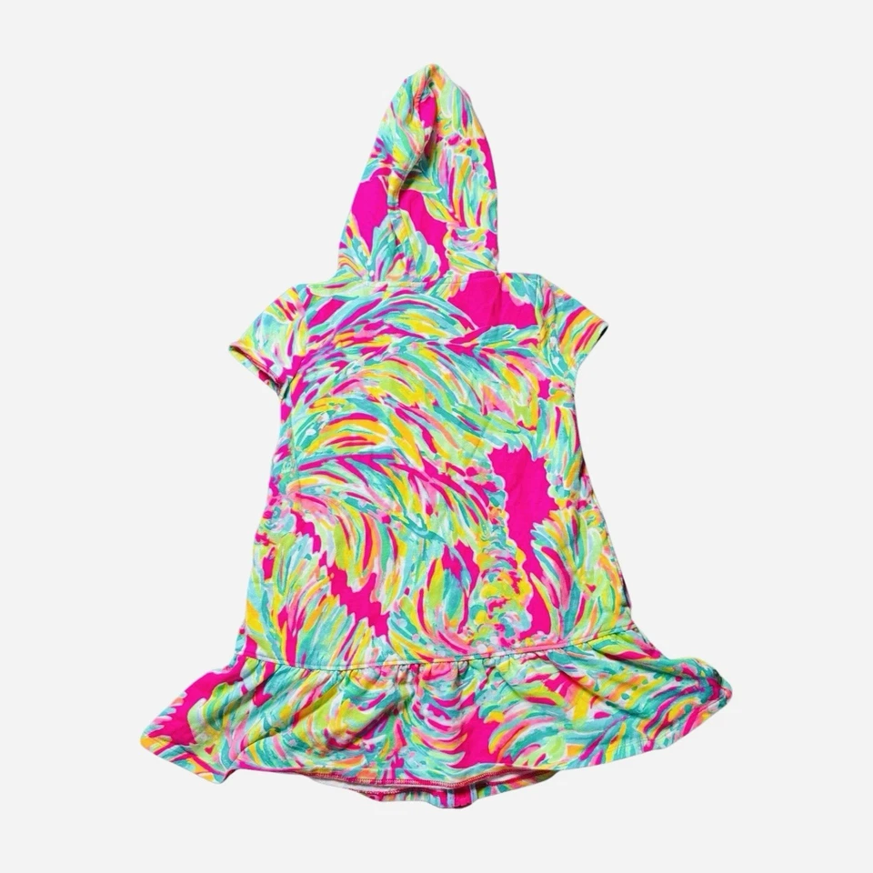 Lilly Pulitzer Niñas Talla S 4-5 Sombreado Dama Natación Encubrimiento Foto 2 de 4