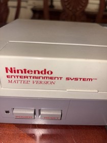 Rare Mattel Version Nintendo NES Console (NES-001 ITA) + 2 Controllers - Tested