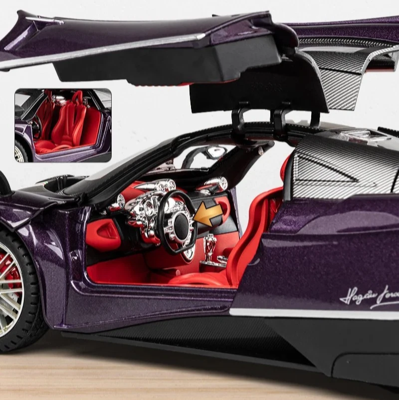 1/18 PAGANI HUAYRA Diecast Aleación Coche Deportivo Modelo Metal Carreras Coleccionable NUEVO Foto 4 de 4