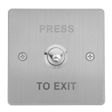  Push To Exit Button, Stainless Steel Request To Exit Button, Door Entrance