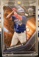 Topps 2023 Chrome Black Vladimir Guerrero Jr. #52 Orange Refractor /25 Blue Jays