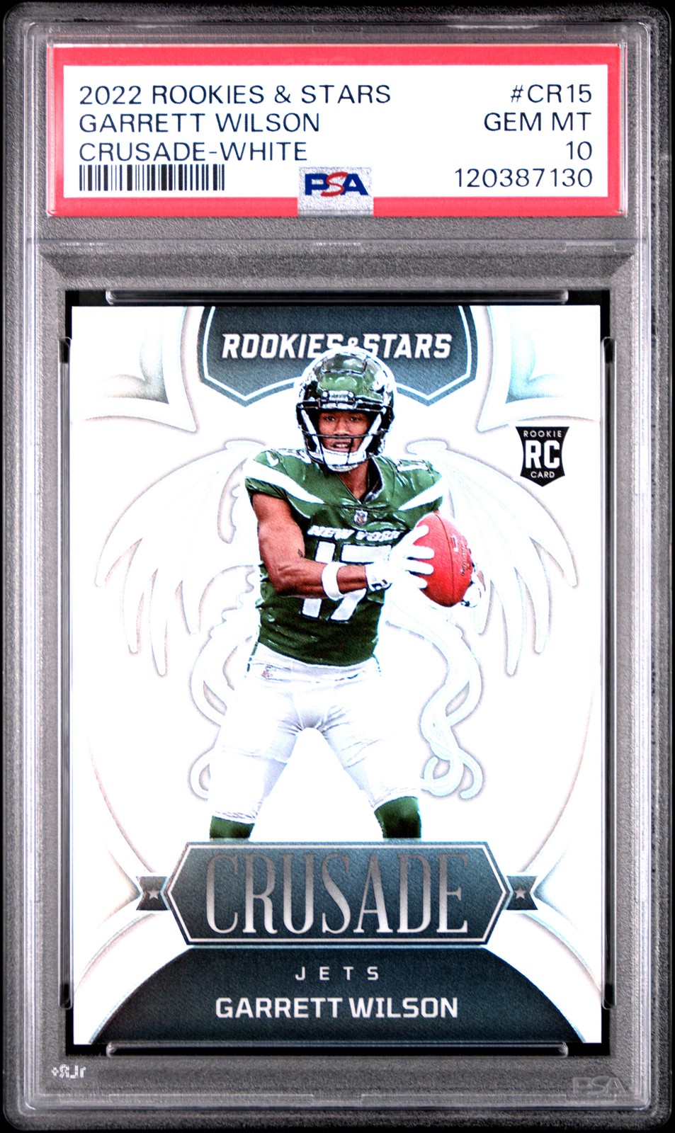 Garrett Wilson Panini Rookies & Stars Crusade #CR15 White