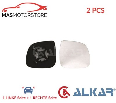AUßENSPIEGEL SPIEGELGLAS PAAR ALKAR 6402948 2PCS A NEU OE QUALITÄT
