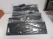 Lot of 6 HP USB Wired Slim Keyboard KU-1469 803181-001 