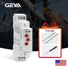 GEYA GRT8-M MultifunctionTimer Relay switch 10 Funciton Time 16A AC/DC12-240V