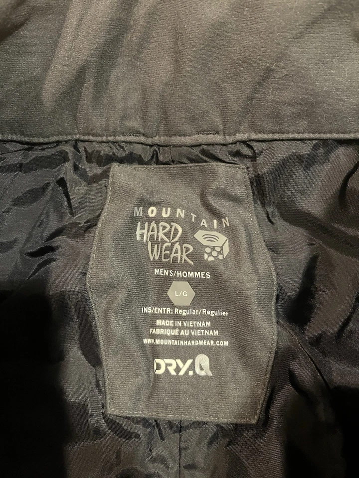 Pantalones Black Mountain Hardwear Dry.Q Snow Ski Snowboarding Recco para hombre L Foto 4 de 4