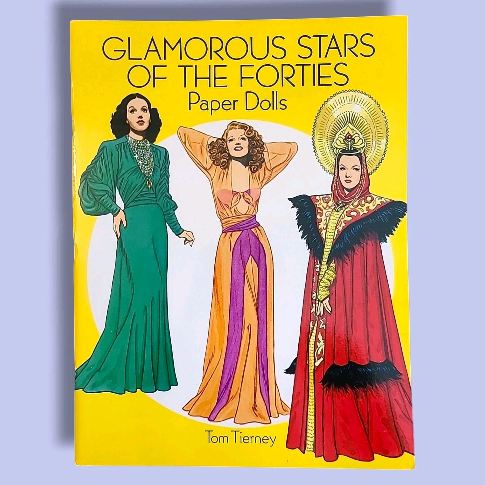 Glamorous Stars of the Forties Paper Dolls Tom Tierney Uncut Vintage Dover 1980s