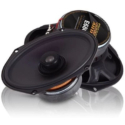 SUNDOWN AUDIO E-68CX 6''x8'' CAR 90W RMS SPEAKERS 2-WAY DOME TWEETERS COAXIAL NEW