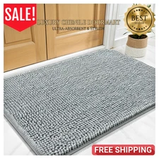Dog Door Mat for Muddy Paws 30X20 Absorbs Moisture and Dirt Absorbent Non-Slip