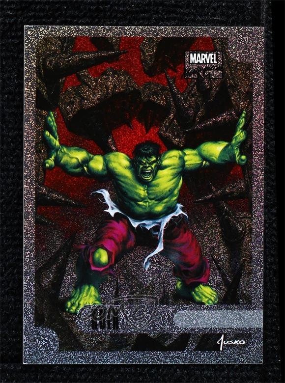 2016 Upper Deck Marvel Masterpieces Holofoil Hulk #3
