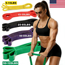 Heavy Duty Resistance Bands Set 5 Loop for Gym Exercise Pull up Fitness Workout