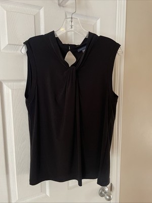Tommy Hilfiger Women Sleeveless Top Gorgeous black beautiful sleeveless SZ XL