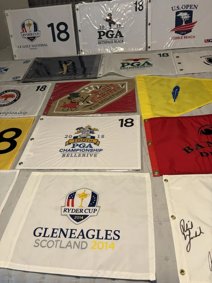 Lote de 16 banderas de prendedores de golf - Scotty Cameron, campeonatos de la PGA, US Open, Ryder Cup Foto 4 de 4