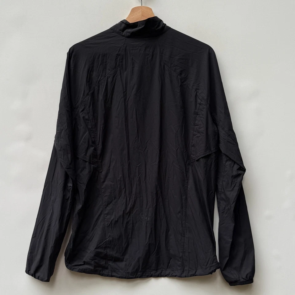 Montane VIA Mens Small Black Blue Zip Trail Running Athletic Windbreaker Jacket - Image 4 of 4