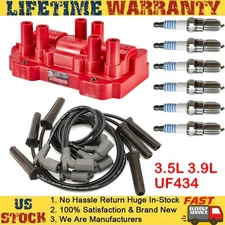 Ignition Coil & Spark Plug Wires For 2006-2011 Chevrolet Impala 3.5L 3.9L V6 GMC