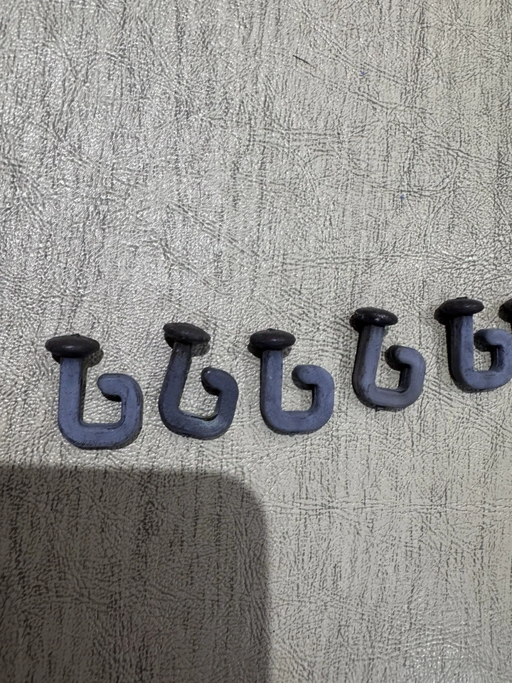 Lot Of 10 Hooks for Allen & Roth Gazebo Curtains Plastic Slide Netting - Image 2 of 2