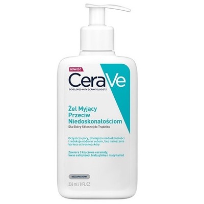 CeraVe Anti-Imperfection Reinigungsgel für Gesicht, 236 ml