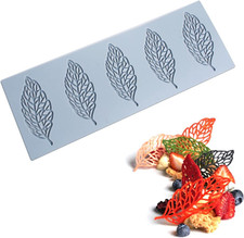Leaves Shape Silicone Mold, Cake Candy Lollipop Baking Decorating Tools, Used fo