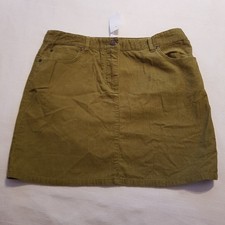 J. Crew women's size 8 olive corduroy skirt NWT