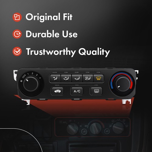 A/C Climate Control Module w/ Rear Defrost for Honda Accord 2001 2002 2.3L 3.0L - Picture 7 of 10