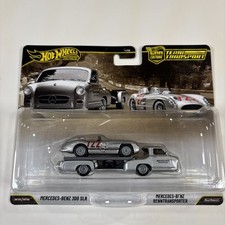 '55 Mercedes-Benz 300 SL & '55 Blaues Wunder * 2024 Hot Wheels Team Transport