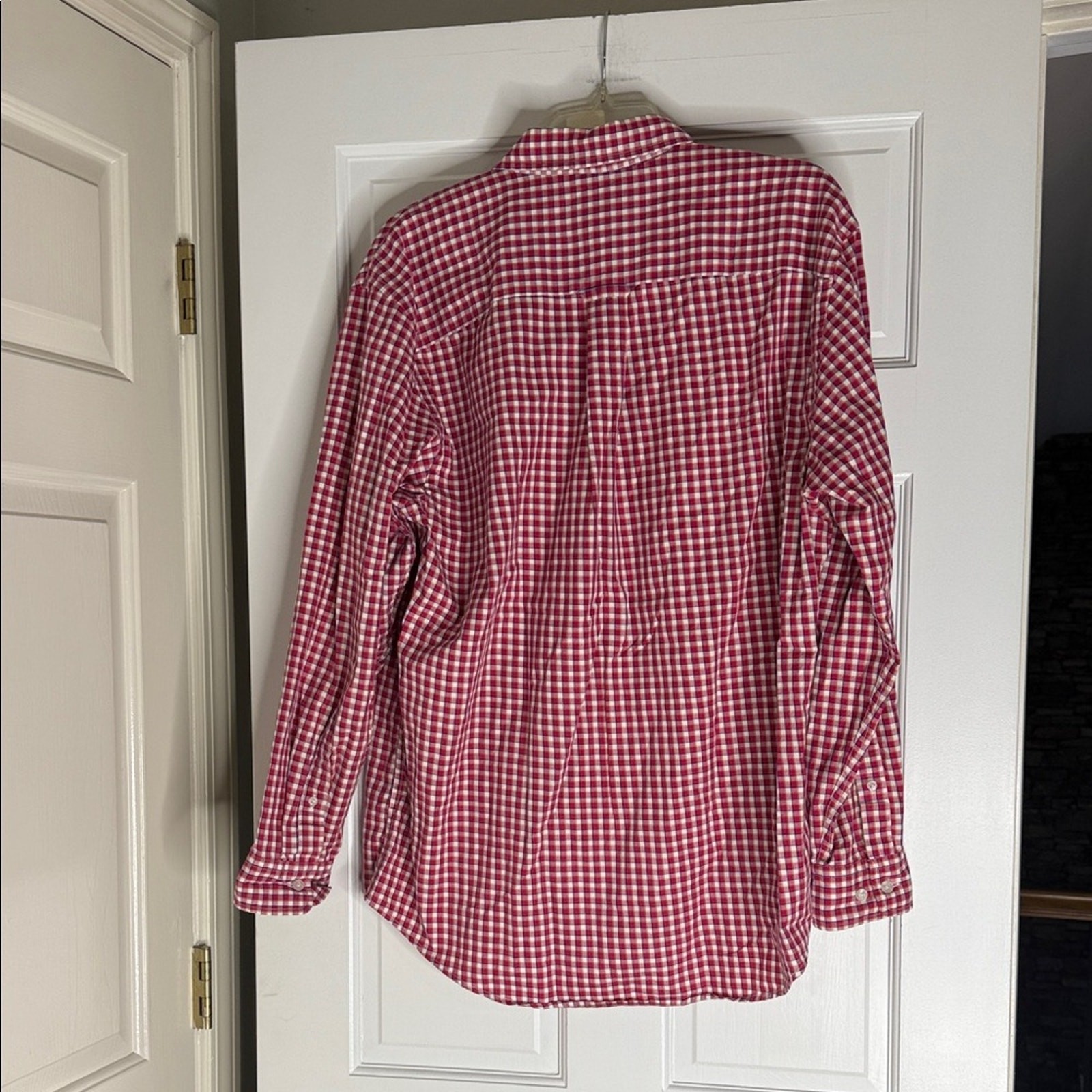 Pendleton Men's Red Gingham Button-Down Shirt. La… - image 4