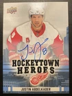2025-26 Detroit Red Wings Centennial HOCKEYTOWN HEROES Auto Justin Abdelkader!