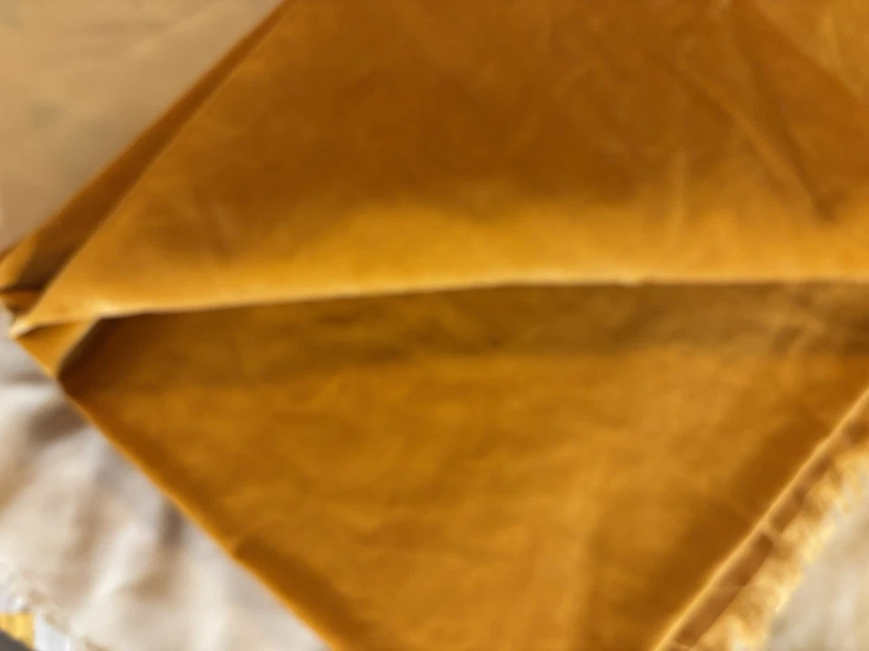 3 yardas. X 54” W Pana Algodón Dorado Foto 2 de 4