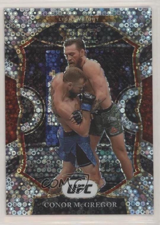 2021 Panini Select UFC Concourse Disco Prizm Conor McGregor #40 07mp
