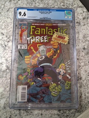 Fantastic Four #383 Vol. 1 1993 Marvel Comics High Grade  CGC 9.6