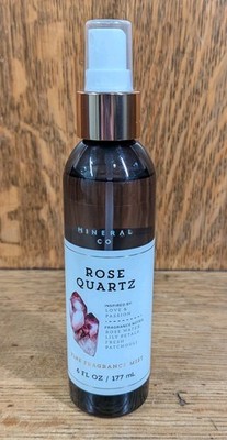 Rare Bath & Body Works Mineral Co Rose Quartz Fine Fragrance Mist