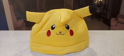 POKEMON~Japanese PIKACHU Cosplay Bucket Hat with Ears, Sz: Large~New w/ Tags - Picture 1 of 12