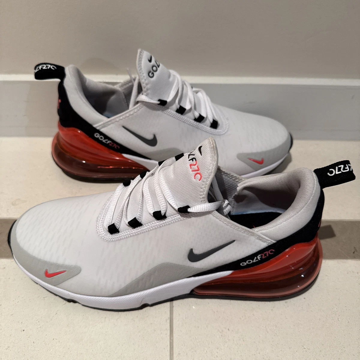 Las mejores ofertas en Nike Air Max 270 Golf White Red | eBay
