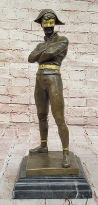 Bronze Harlequin Jester Unterzeichnet Kunstwerk Skulptur für Büro Dekor Lost Wax