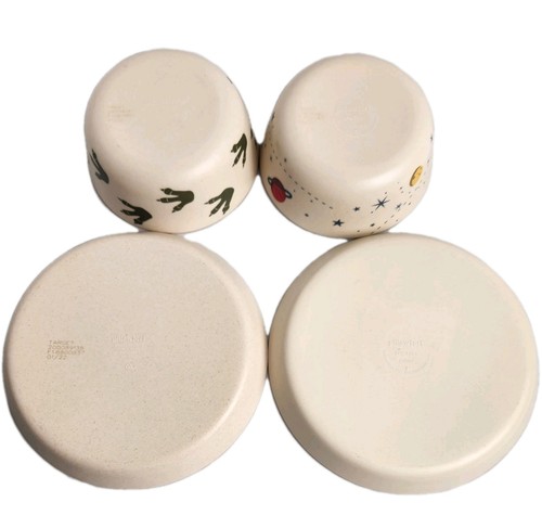Pillowfort Target Childs Dinnerware 2 Sets Plate 7" & Bowl 5" Rocket & Dinasaur - Picture 5 of 13