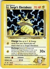 Lt. Surge's Electabuzz (6) Unlimited Holo Gym Heroes 006/132 2000 on eBay