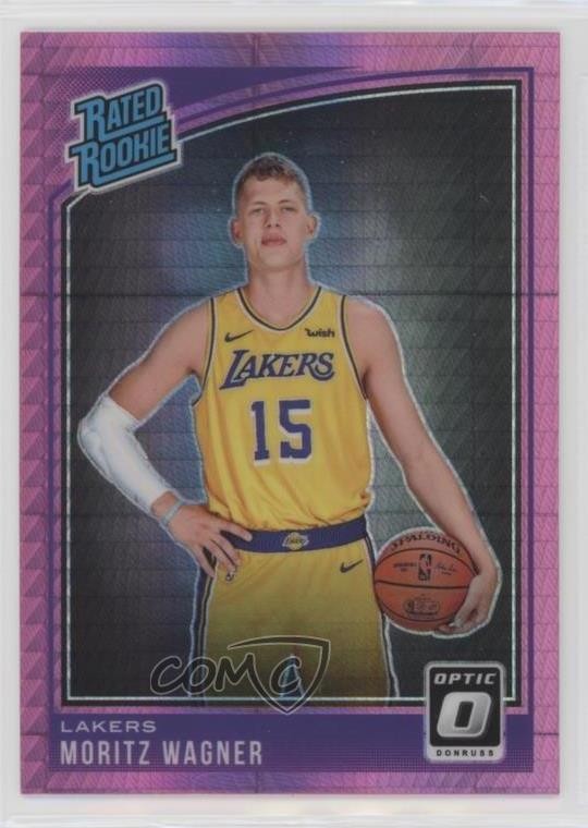 2018 Panini Donruss Optic Rated Rookie Pink Hyper Prizm Moritz Wagner #197 fm0