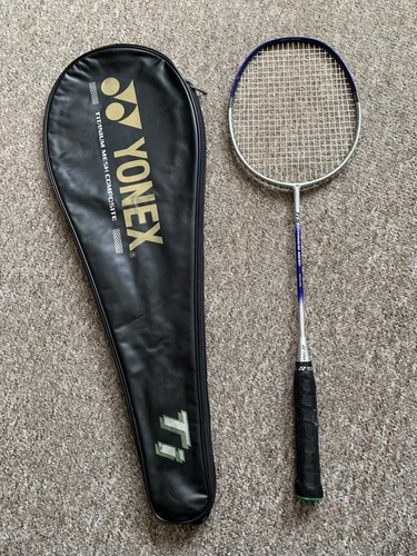 Yonex Ti5 Titanium Mesh Badminton Racket Made In Japan with Case