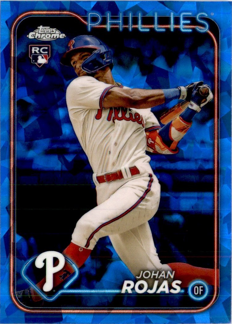 Johan Rojas 2024 Topps Chrome Sapphire Edition RC #209 Philadelphia Phillies
