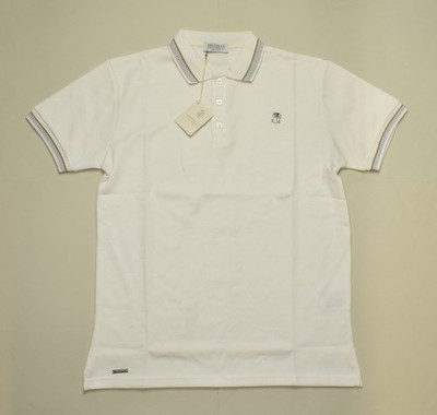 Brunello Cucinelli Men's Cotton Polo Shirt T-shirt Size 2XL
