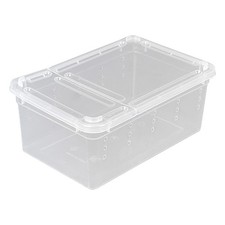 Przezroczyste plastikowe pudełko, pudełko do hodowli owadów z tworzywa sztucznego owady...