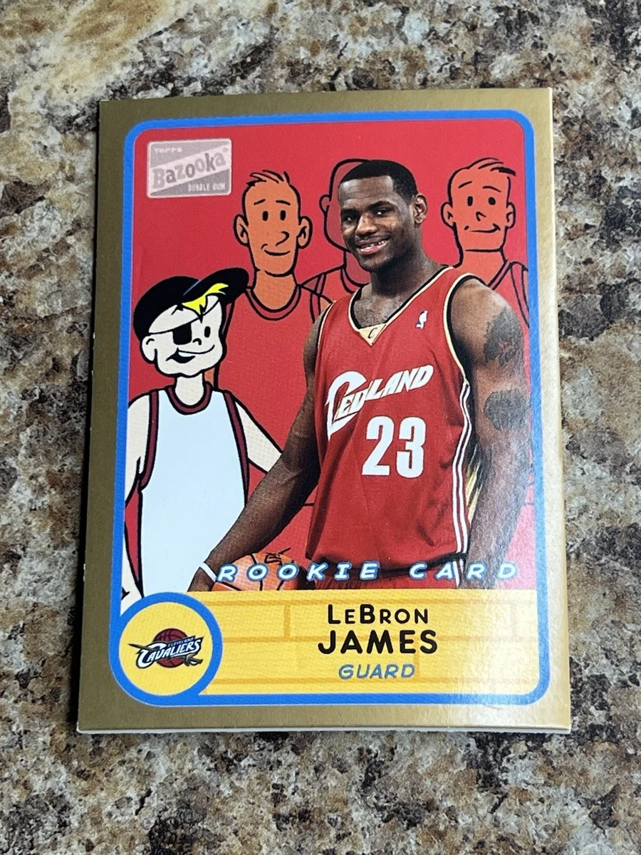 Bazooka LeBron James Basketball Sports Trading Card Singles for