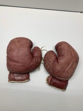 Vintage Spalding 73-151 Leather Boxing Gloves Made In USA