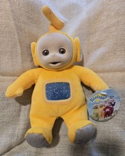Vintage Eden Teletubbies Laa Laa Yellow Plush Bean Bag 8" Soft Toy 1998 New