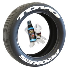 Toyo Proxes Super Stretched Permanent Tire Stickers 1.50in -16in-18in Wheels