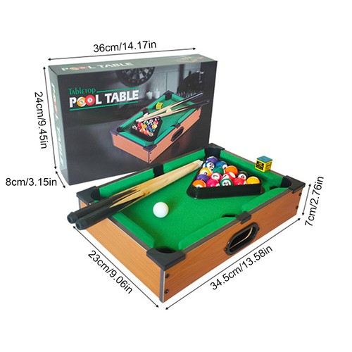 Mini Pool Table Table Top Billiard Table Kids Pool Table Children's Pool Table - Picture 2 of 12