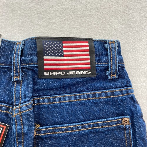 Vintage Beverly Hills Polo Club Jean Shorts Youth 10 Blue Denim Baggy Jorts NWT - Picture 11 of 11