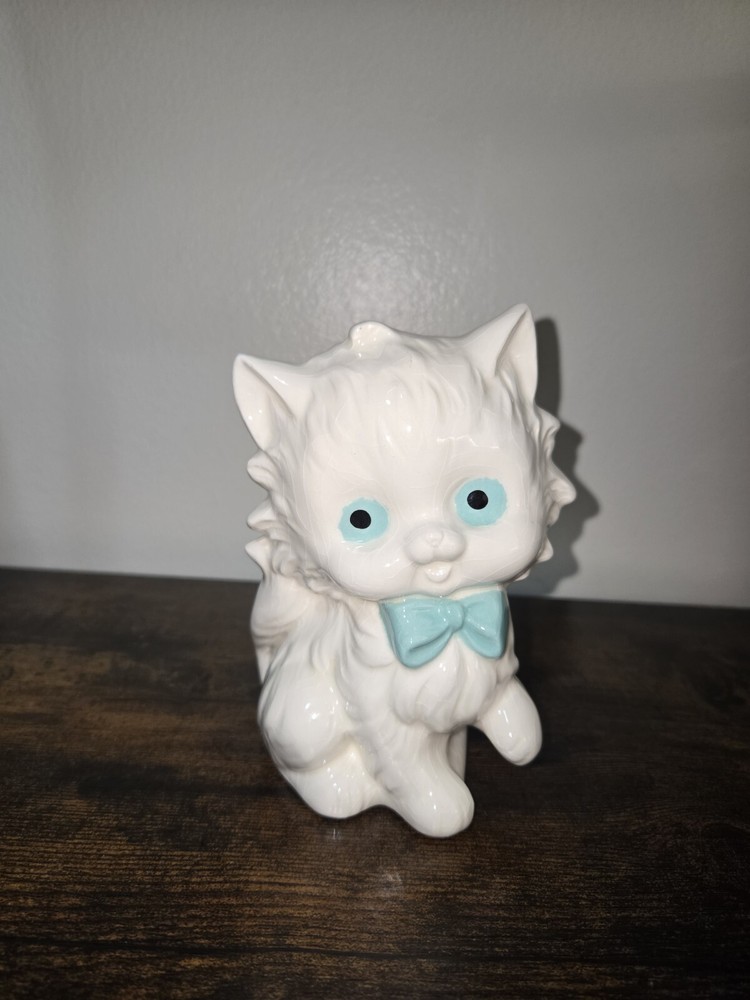 Vintage Coquette Kitty Figurine