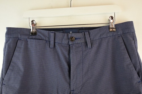 Blue Harbour M&S Mens Striped Chino Shorts W34 Button summer beach holiday - Picture 2 of 9