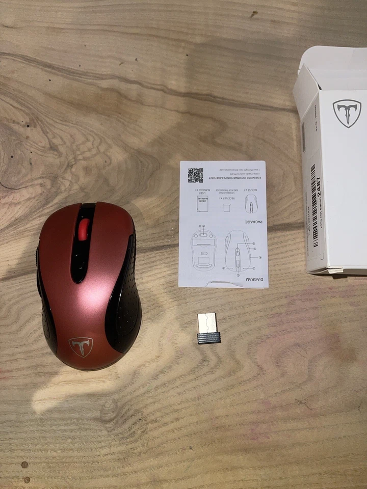 Wireless Mouse Red (Android, Windows, Apple) - Image 3 of 3